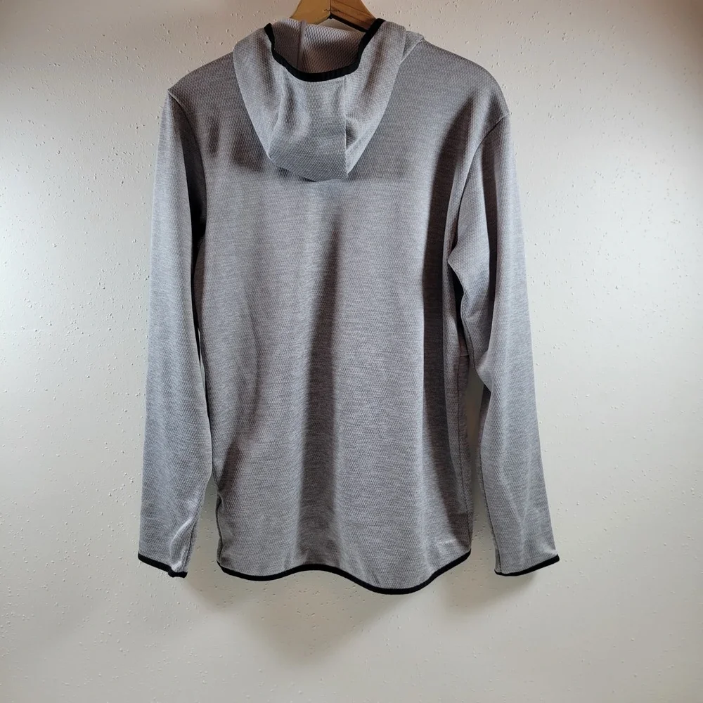 Adidas Hoodie‎ Mens Small Gray Excellent Athletic Graphic Pullover Sweatshirt